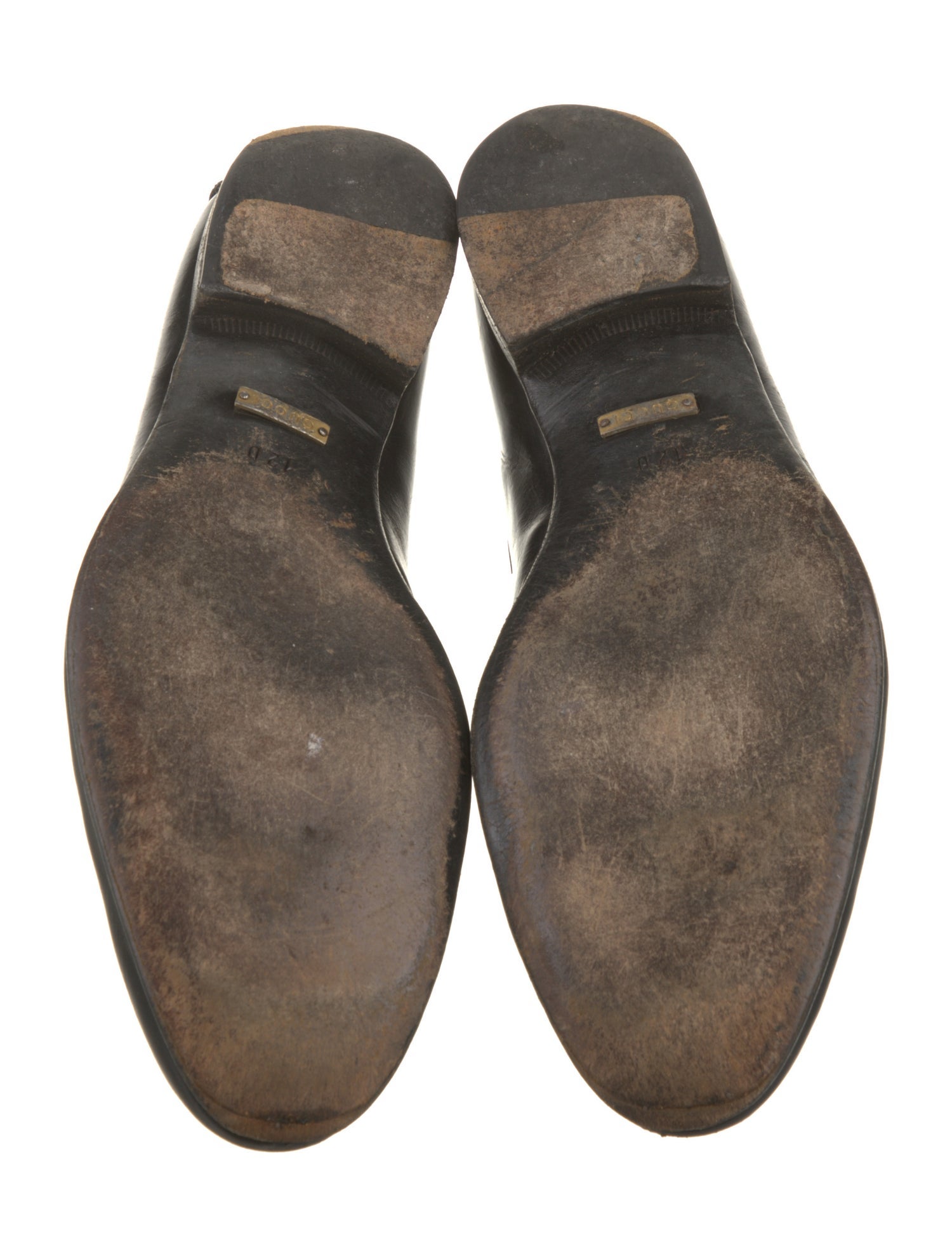 Gucci Vintage Horsebit Accent Dress Loafers